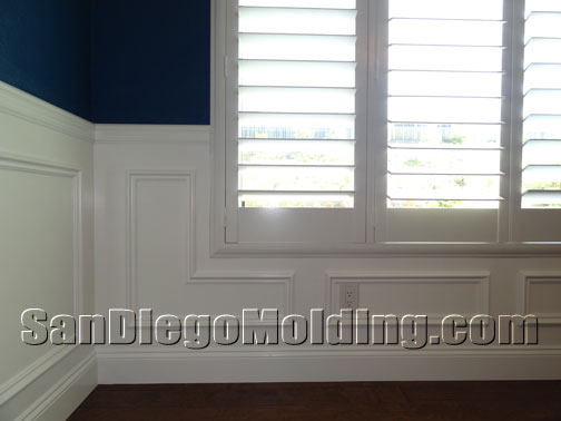 Crown molding, Wainscoting, Doorways, Window casing